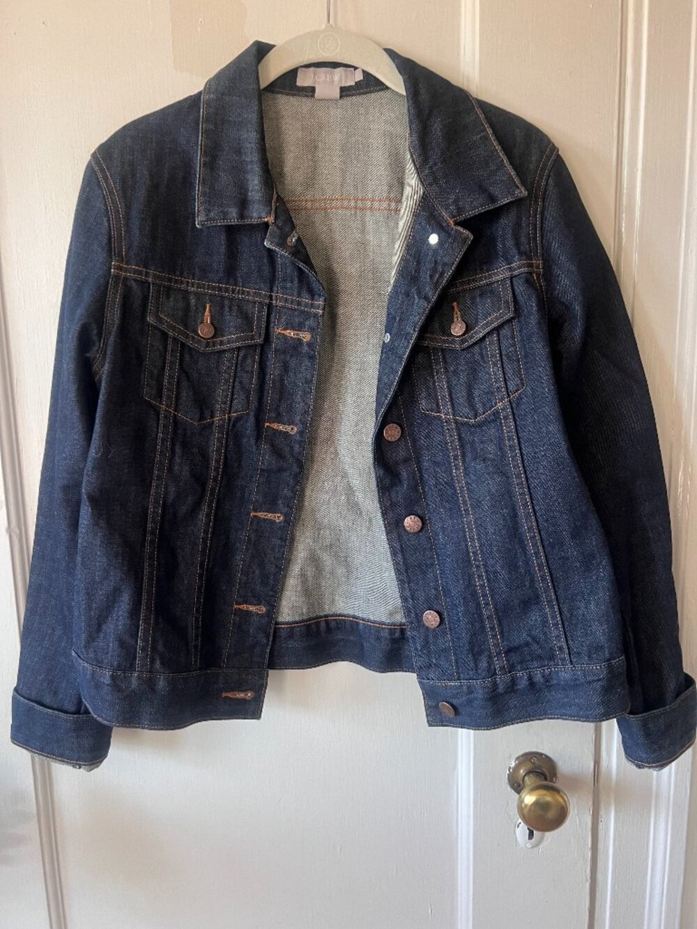 J. Crew Dark Blue Denim Jean Jacket